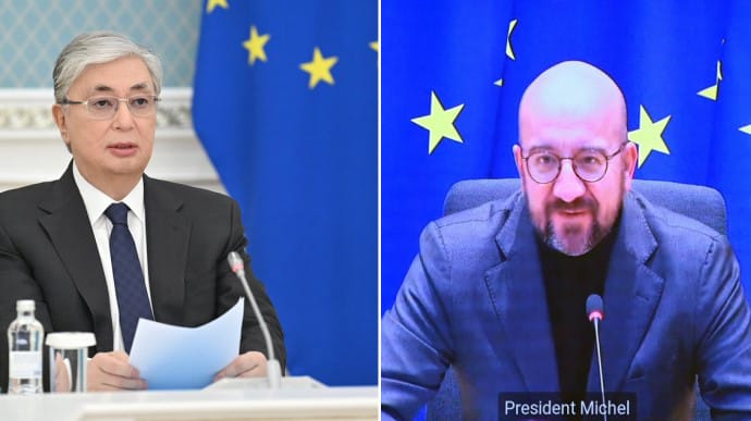 Президент Евросовета провел переговоры с президентом Казахстана