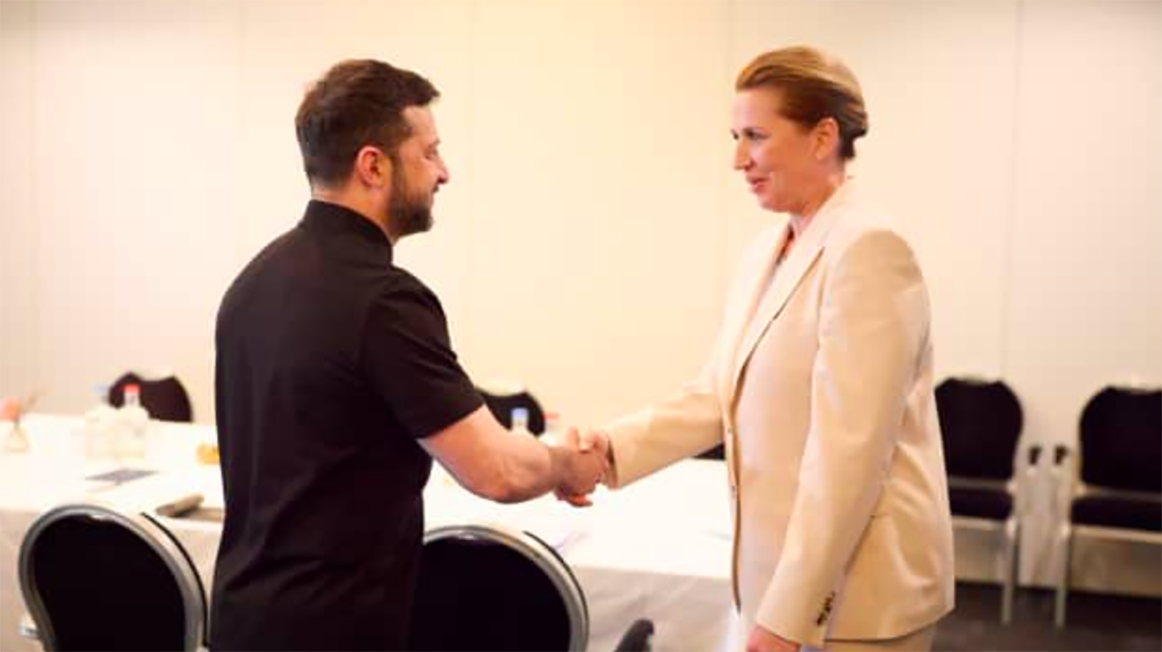 Zelenskyy shares details of meeting with Danish PM as EU presidency rotates to Denmark