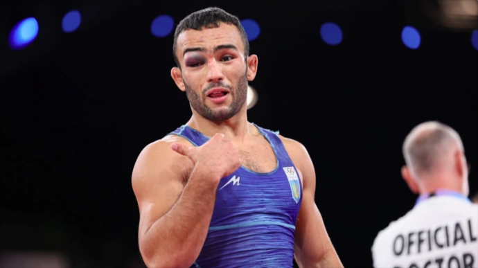 Ukrainian Greco-Roman wrestler Parviz Nasibov wins silver at 2024 Olympic Games