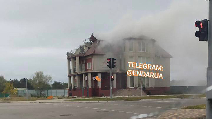 Hotel in Enerhodar where Russian occupiers stayed was struck