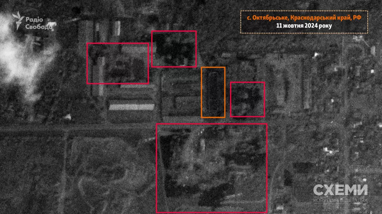 Media shows consequences of Ukrainian attack on Shahed UAV storage facilities in Russia's Krasnodar – video