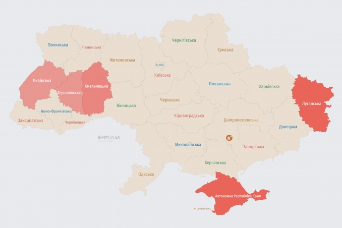 Карта alerts.in.ua в 4.07