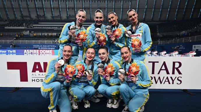 Ukraine wins its first silver during World Aquatics Championships 2024