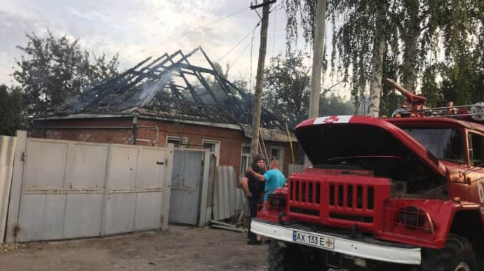 Russians target Derhachi in Kharkiv Oblast, killing 1 and injuring 13 people – photos