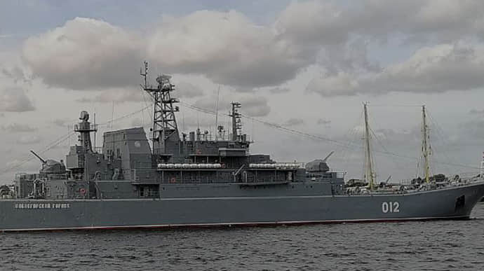 Спецоперация в Новороссийске: дрон СБУ пробил десантный корабль окупантов