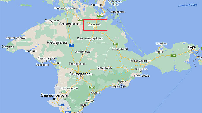 Russian invaders declare state of emergency in Dzhankoi, Crimea due to drone attack