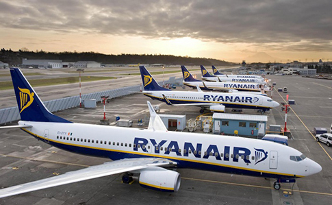 В воскресенье Ryanair начнет полеты из Киева в 5 стран