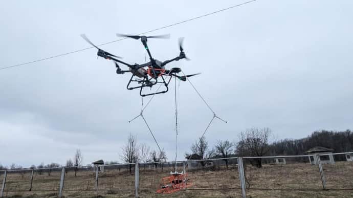 Ukrainian developers test UAV sensor technology for demining purposes