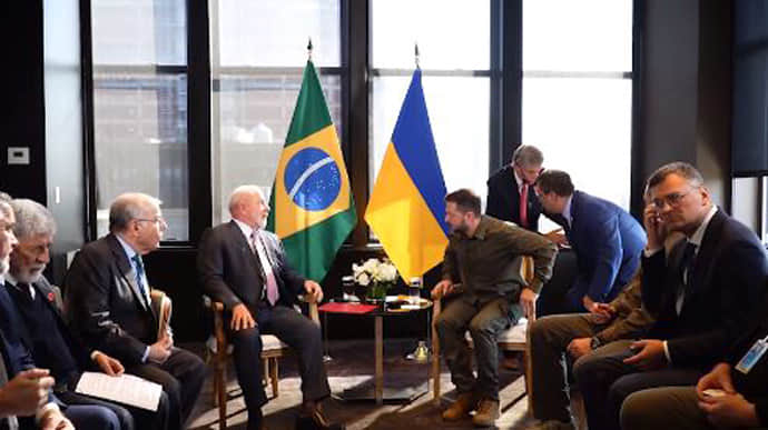 Президент Бразилії зустрівся із Зеленським у Нью-Йорку
