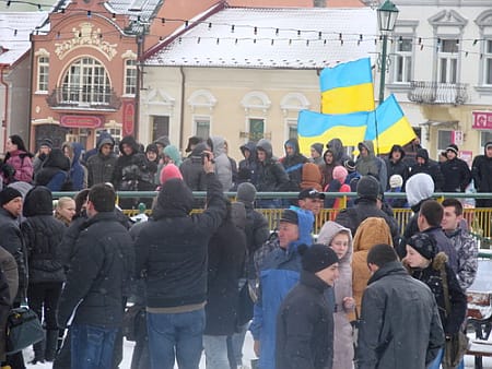 Мітинг в Ужгороді 