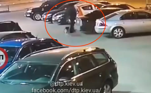 З'явилося відео підриву авто у Києві 
