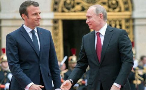 Макрон заявив, що конфлікт в Україні – не перешкода відносинам з РФ