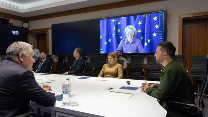 Зеленский обсудил президентом Еврокомиссии прогресс Украины на пути в ЕС