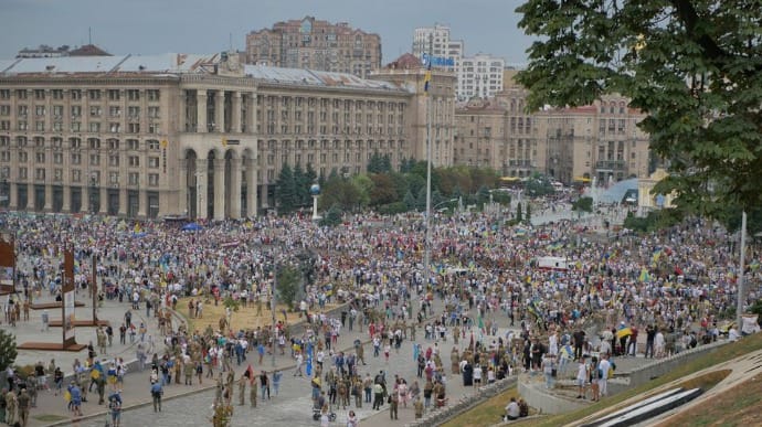 Почти 50 тысяч украинцев приняли участие в праздновании годовщины Независимости – полиция