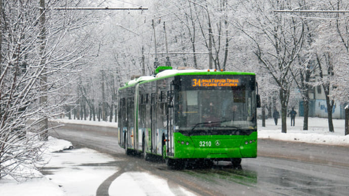 Через негоду зупинилися тролейбуси у Харкові – міськрада