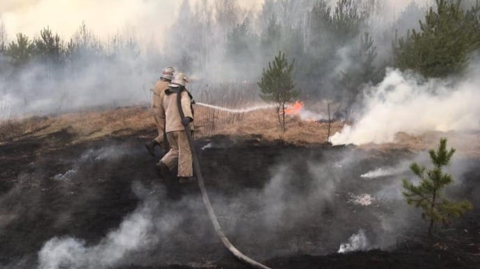Мер Краматорська повідомив про масштабну лісову пожежу
