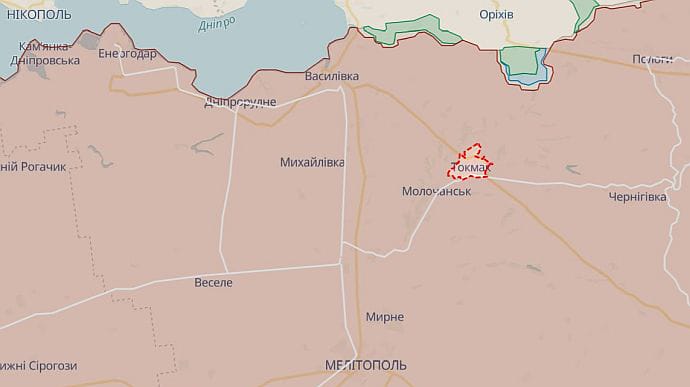 В оккупированном Токмаке прилеты, есть пострадавшие из-за вражеской ПВО – мэр Мелитополя