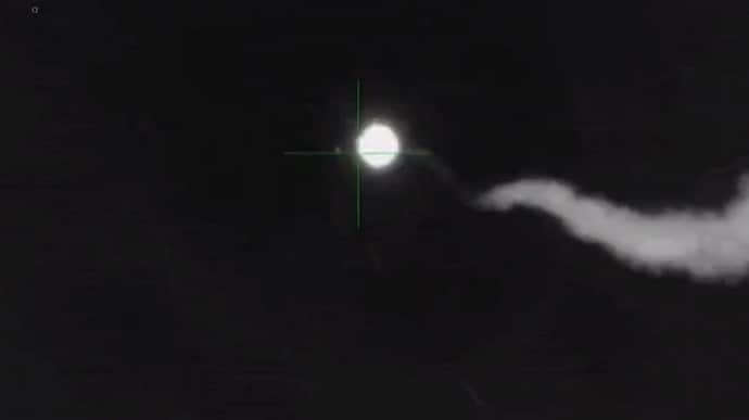 ВСУ показали момент сбития беспилотника россиян этой ночью 