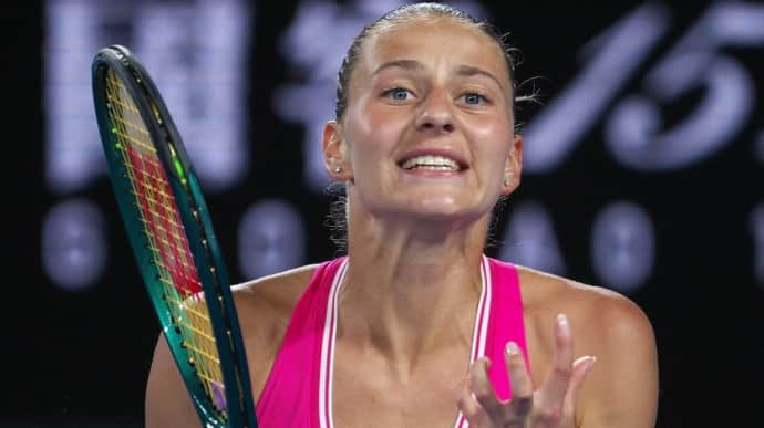 Тенісистка Костюк вперше в кар'єрі потрапила в 1/8 Australian Open