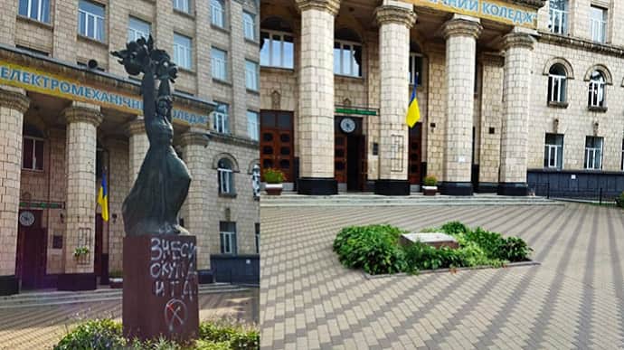 У Києві знесли пам'ятник радянському письменнику Островському