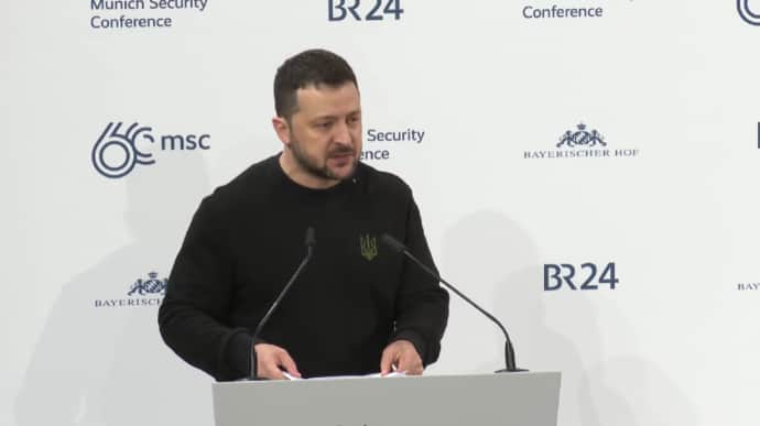 Zelenskyy addresses West in Munich: Our actions are limited by sufficiency and range of weapons