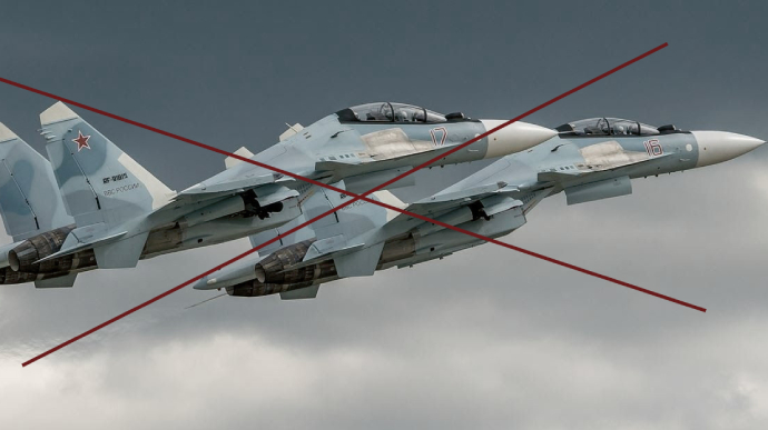 Два російські винищувачі Су-30см побачили дно Чорного моря - збито біля Одеси