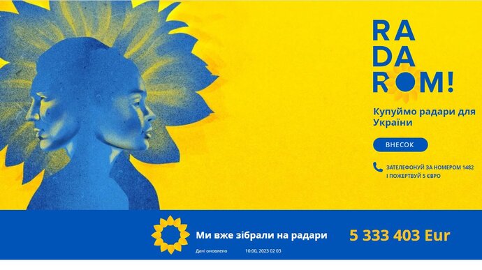 У Литві за годину назбирали понад 1 млн євро на радари ППО для України та досягли 5 млн