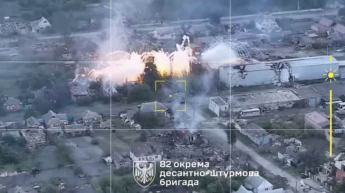 Десантники показали, як знищили групу російської піхоти у Вовчанську