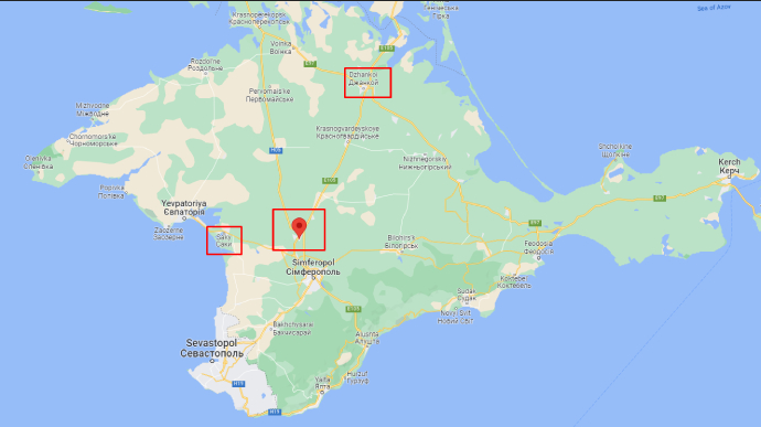 Russian media report new explosions on military airfield near Simferopol in Crimea