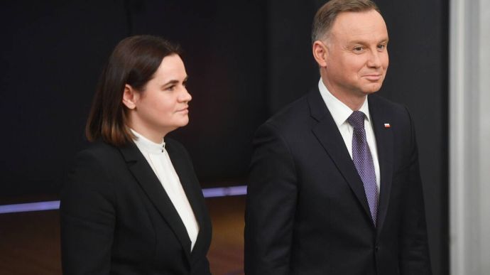 Президент Польщі зустрівся з Тихановською та підтримав білоруську опозицію