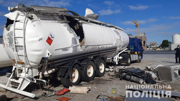 В Киеве взорвалась автоцистерна для транспортировки газа, есть погибший