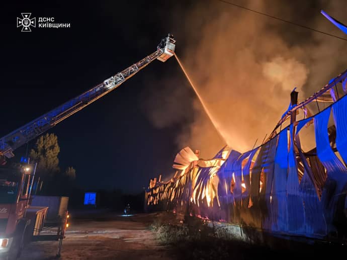 пожар на Киевщине 9 июня, фото ГСЧС