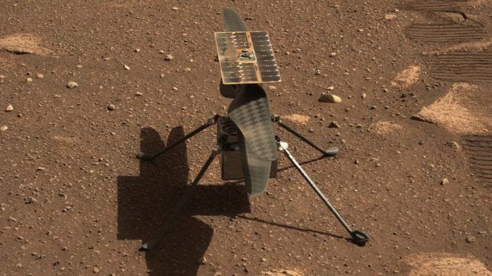 Гелікоптер NASA здійснив перший політ на Марсі 