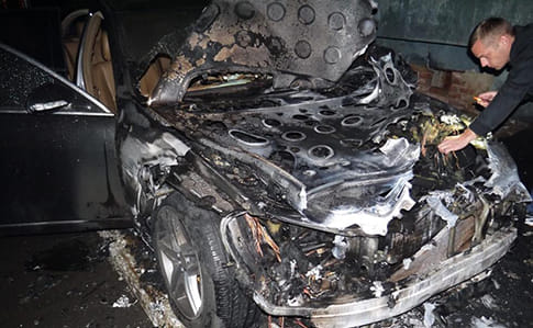 В Ровно сожгли авто депутата горсовета