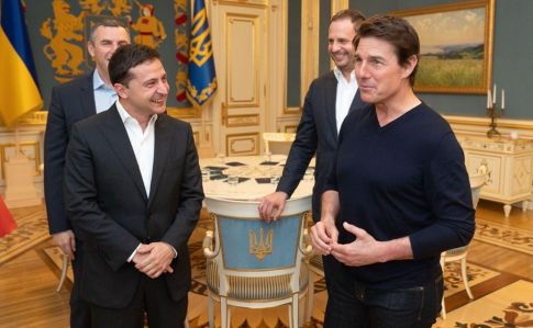 Зеленский встретился в Офисе президента с актером Томом Крузом
