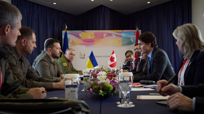 Zelenskyy holds meeting with Trudeau: parties discuss situation at front
