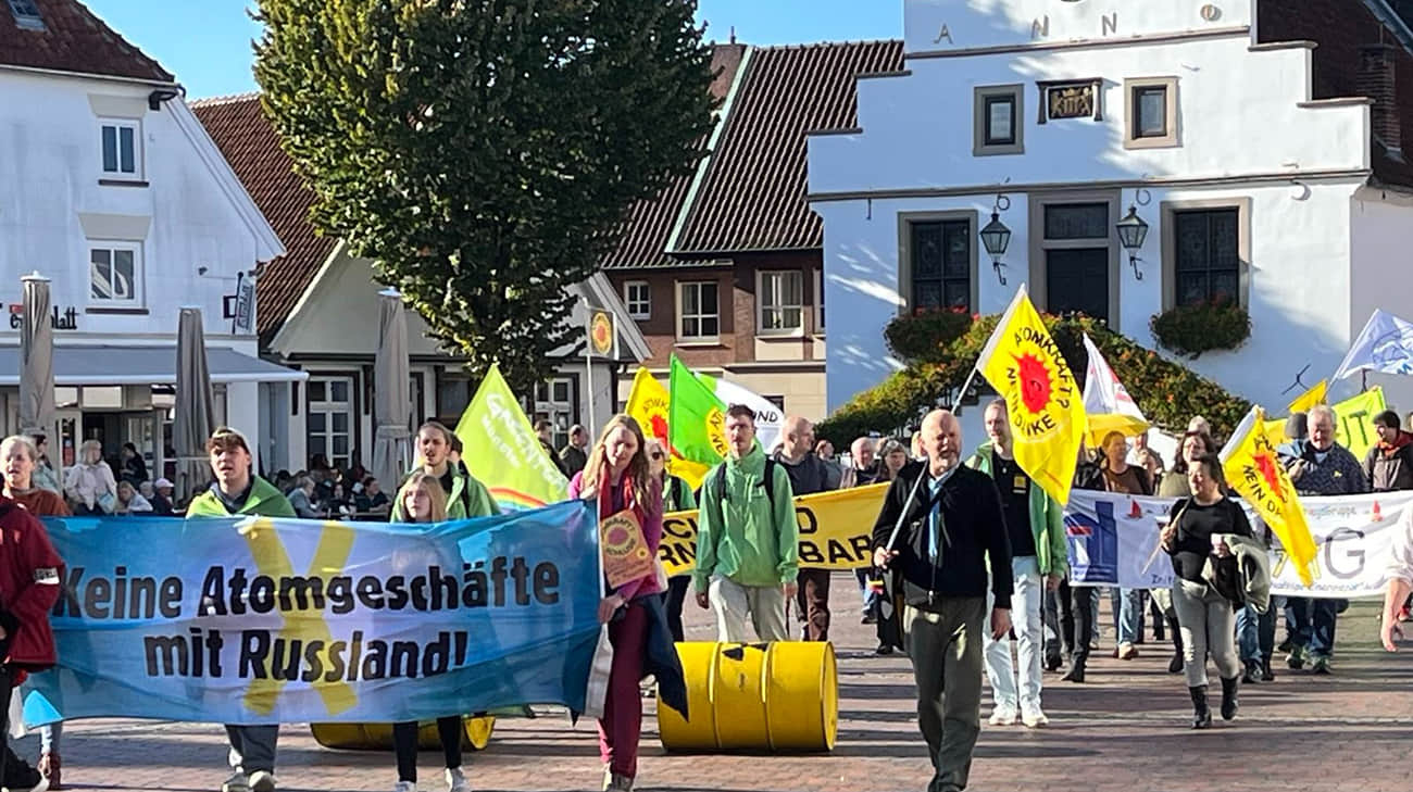 Protests in Germany against nuclear cooperation with Russia – photo, video