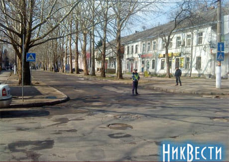 Вулиці в Миколаєві помили для Януковича. Фото НикВести