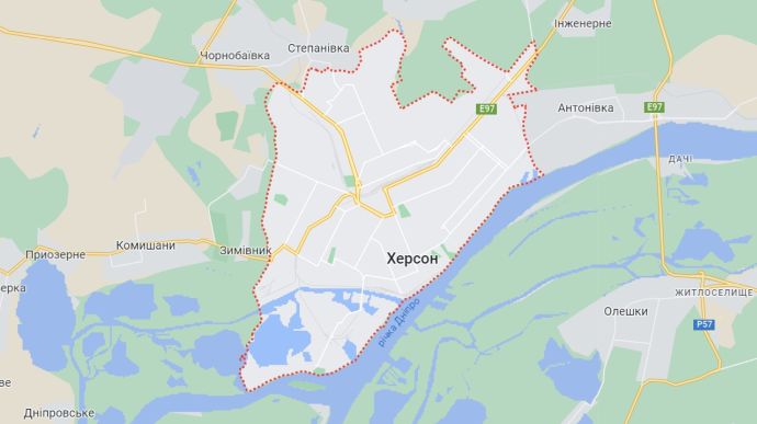 Россияне обстреляли парк в Херсоне, есть раненый