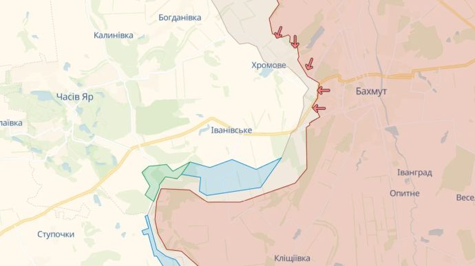 Ukraine's defence forces advance in 2 directions on Bakhmut outskirts – Ukraine's Deputy Defence Minister 