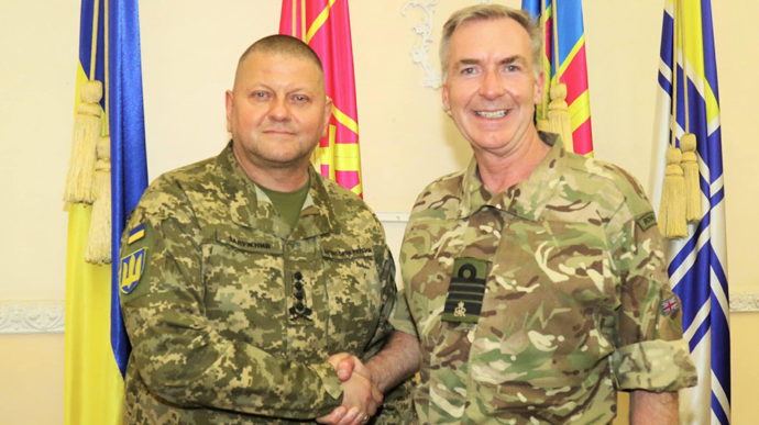 Commander-in-Chief of Ukrainian Armed Forces meets British counterpart to discuss future operations