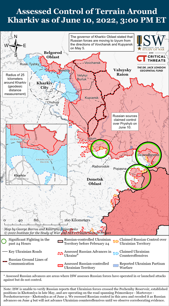 Война РФ в Украине – ISW анализирует текущую обстановку