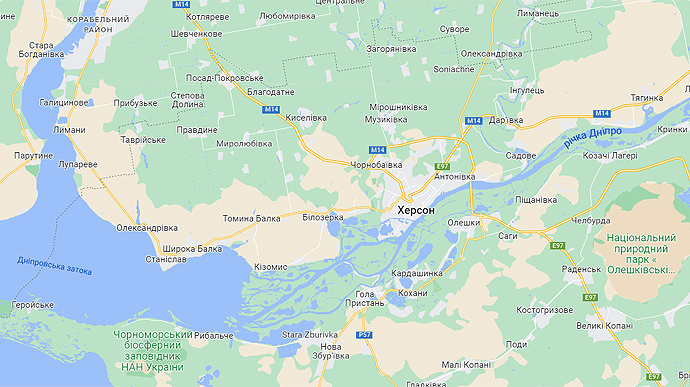 Херсонщина: власти эвакуируют людей с левого берега Днепра, ожидают активизации боевых действий