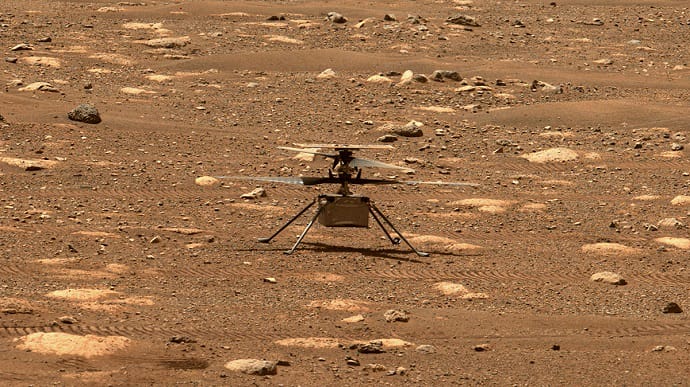 У NASA повідомили дату першого запуску вертольота на Марсі після двох перенесень