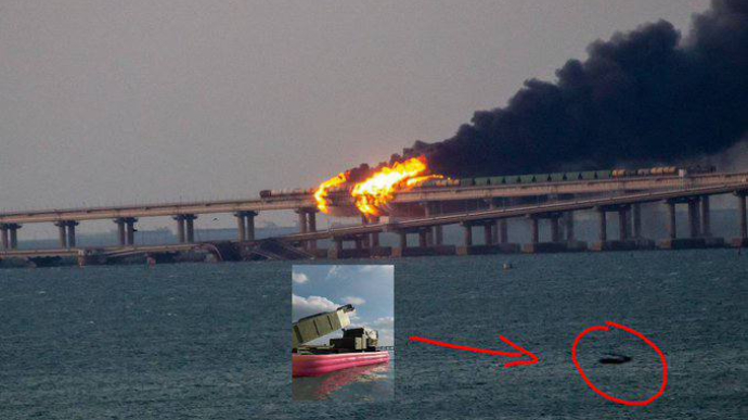 Ukrainian officials react jokingly to Crimean Bridge fire