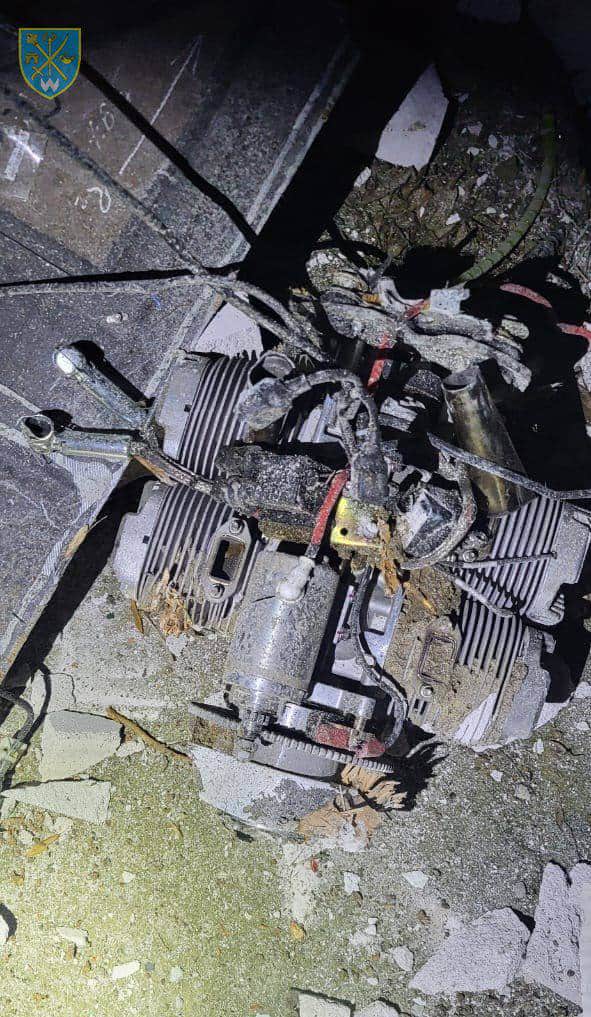 Наслідки удару дрона в Одесі, фото: Сили оборони півдня