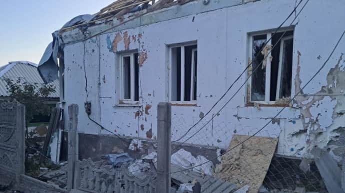 Russians attack infrastructure facility in Nikopol with drones