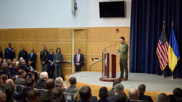 Zelenskyy outlines Ukraine's goals for 2024 during his visit to US: air superiority and joint arms production