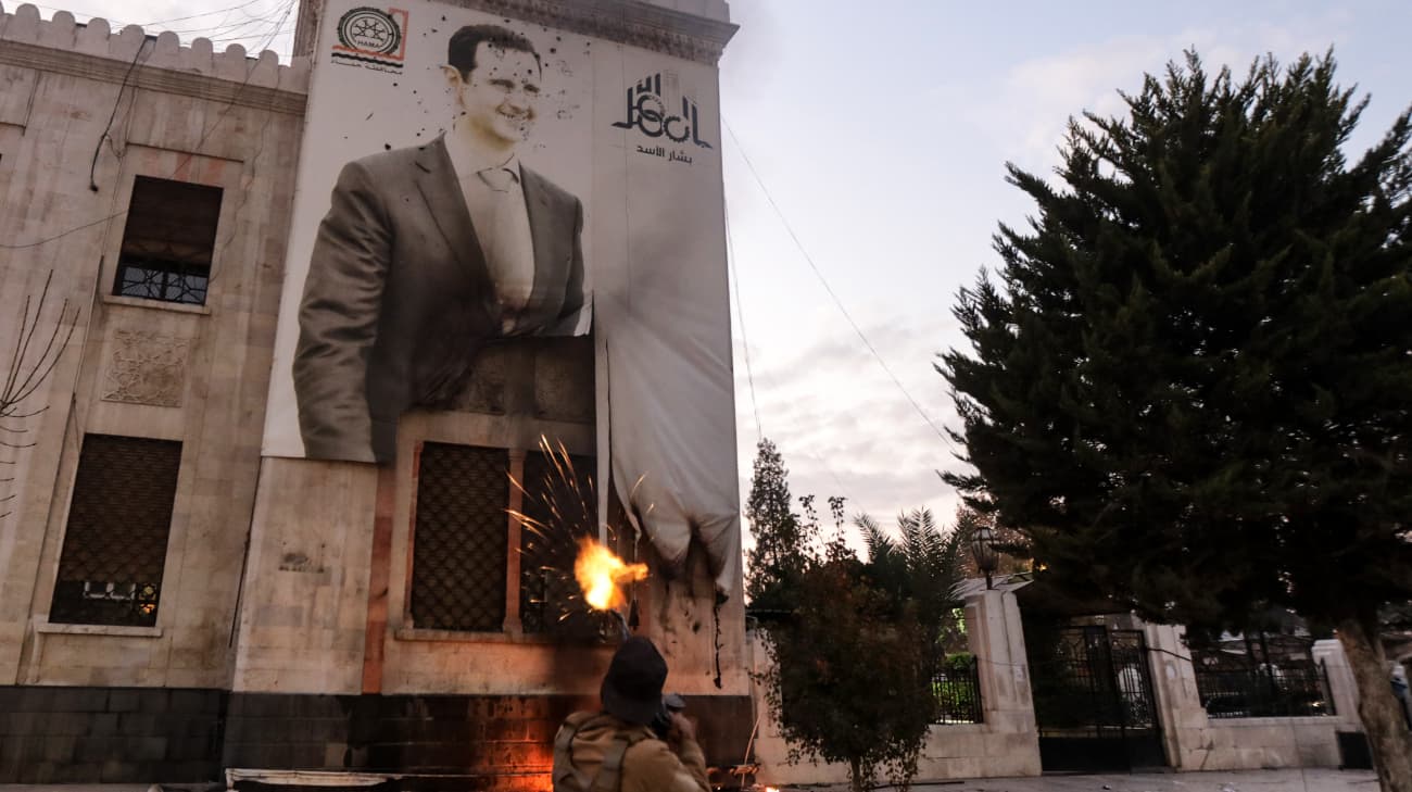 Syrian rebels have captured Damascus: Assad regime has fallen – video