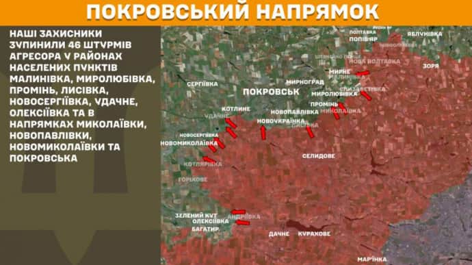 На фронті 175 зіткнень з ворогом, найбільше на Покровському напрямку – Генштаб
